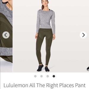 All the right places Lululemon Leggings